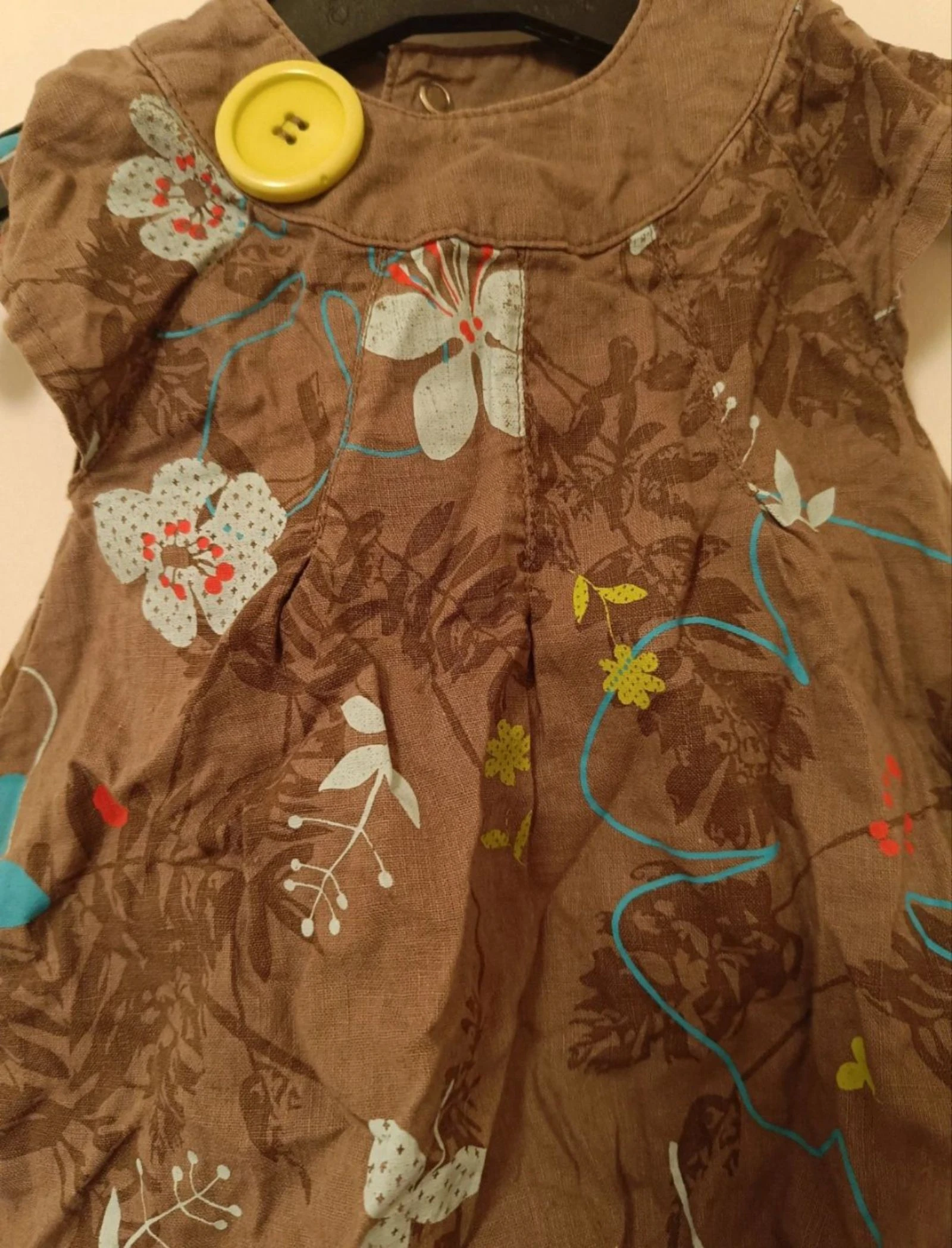 Vestido de verão floral Sucre d'Orge – 12 meses (74/80 cm) – Muito bom estado – photo 2